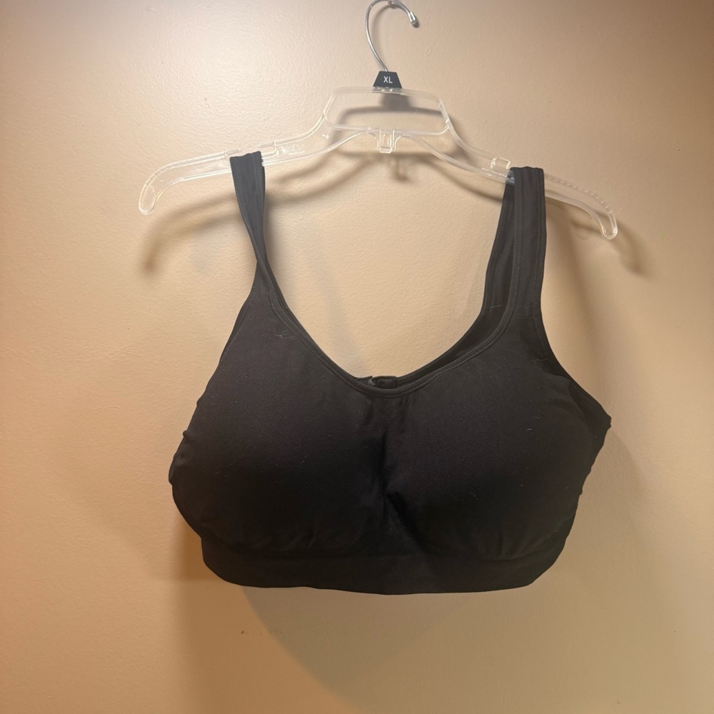 Truekind‎ By Shapermint Daily Comfort Wireless Shaper Bra Size 4XL Black EUC